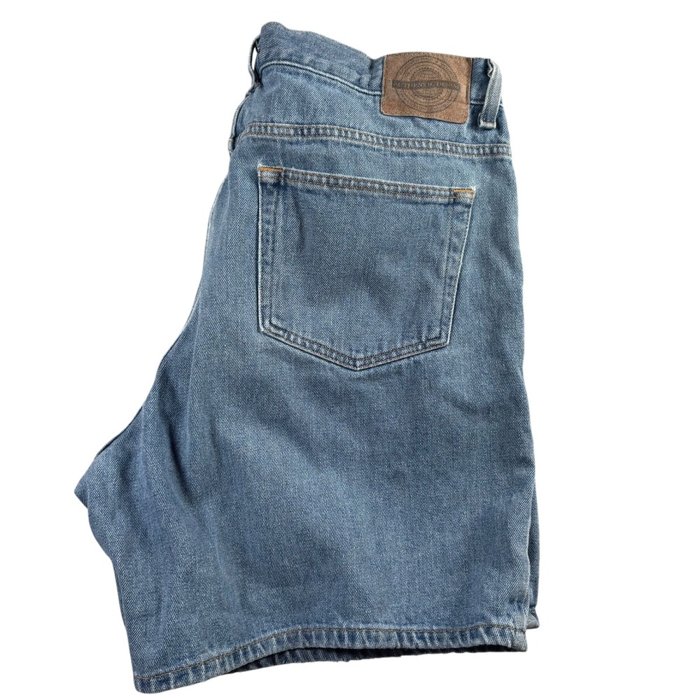 VTG Roundtree & Yorke Denim Jorts Mens 34 Y2K Skater CottonLongline Jean Shorts